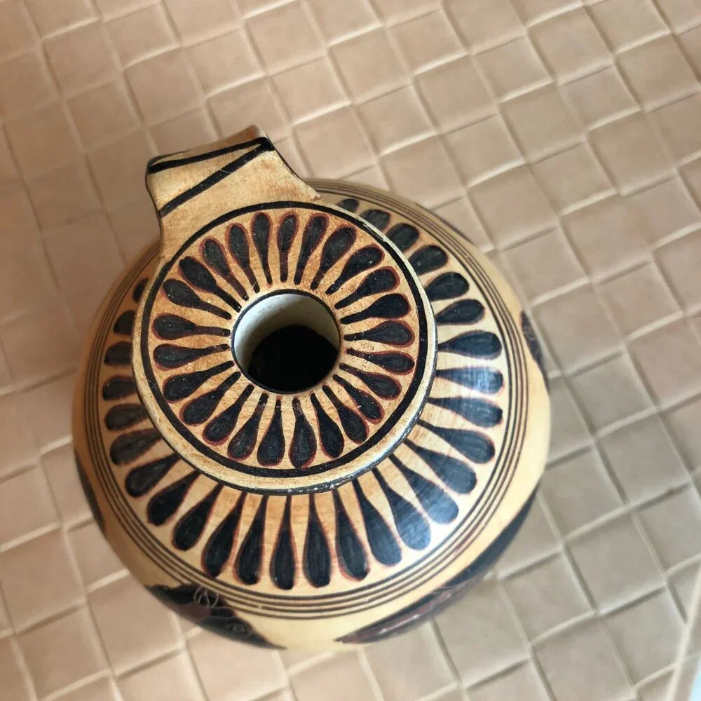 Aribalo Corintio Vase Jar Peruvian Reproduction